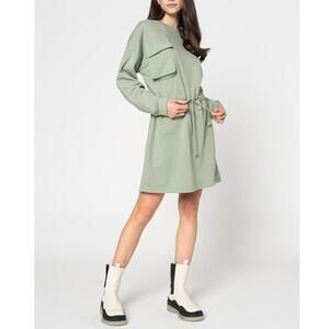 Missguided Women's Pocket Tie Waist Sweater Dress Size 10